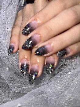 エトム(etm.)/黒フラッシュグラデーション