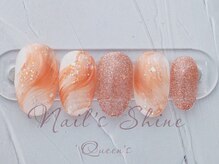 ネイルズシャインクイーンズ(nail's Shine Queen's)/上品トレンドアート