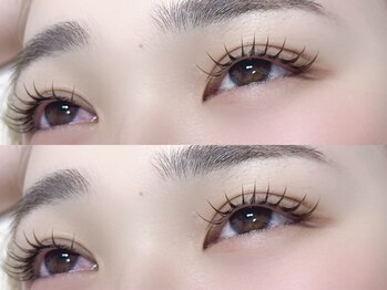 eyelash salon En.の写真/カラーエクステでおしゃれ上級者◎ブラウンカラーで抜け感のある目元に♪豊富な種類のカラーをご用意◎