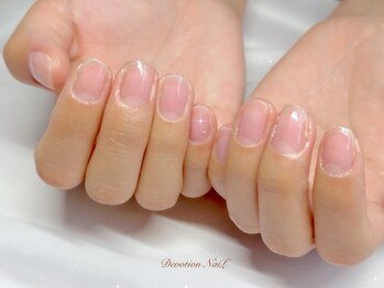 デヴォーションネイル 青梅新町店(Devotion NaiL)の写真/ジェルをしない日も、美しい手元へ。自爪を大切にする丁寧なネイルケア