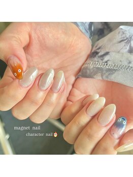 アイシャル(AISHARE)/character nail×magnet nail
