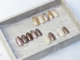 オフィスにも◎上品なネイル♪