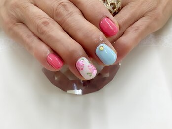 プルミエ ネイル(Premier Nail)/シェルフラワー★サロンサンプル