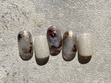 グラッドネイル 銀座店(GLAD nail)/ホワイトニュアンスネイル