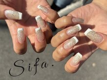 シファ(Sifa.)/フレンチ/ラメネイル