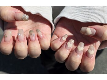 リリールレーブ(LiLy Le Reve)/ぷっくりハートネイル★