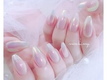 モチミィ(mochimy.)/＊ピンクオーロラネイル＊