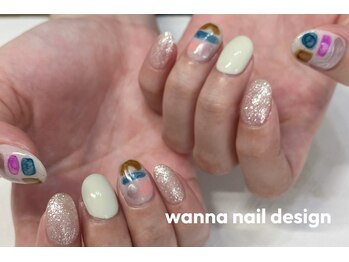 【定額A】インクアートとラメ♪