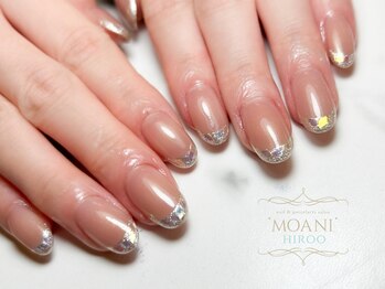 モアニ ヒロオ 恵比寿店(MOANI Hiroo)/ガラスフレンチネイル