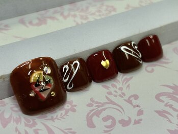 ネイルサロン ヴィヴィ(nail salon ViVi)/定額フットネイルB￥7200