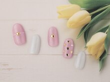 クインテット ネイル 千歳烏山店(Quintet nail)/4月おすすめアート パラジェル