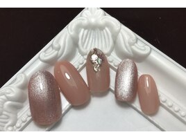 シンプルマグネットネイル