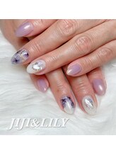 ジジ アンド リリー/紫陽花ネイル