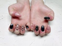 ネイルアンドアイラッシュサロン エスポアール(nail&eyelash salon espoir)/ビジューネイル　90分コース