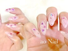 アオネイル(ao Nail)/画像持ち込みコース　長さだし