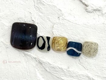 ネイルメゾン 池袋店(NAIL MAISON)/マグネットニュアンス¥9000