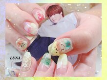 ネイルアンドまつ毛エクステ ルーナ 八王子店/なにわ男子☆推しネイル