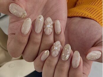 レアシル(Lea sill)の写真/≪上品ネイル・キレイ系・ニュアンス系≫のデザインを豊富にご用意♪おまかせデザインも当店大人気です◎
