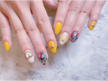 モシ(Moci)/アートし放題¥カラフル¥イエロー