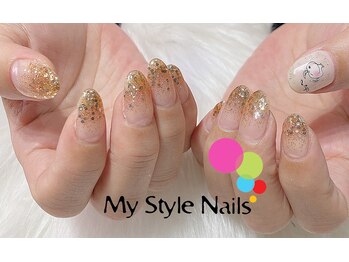 マイ スタイル ネイルズ(My Style Nails)/ラメグラデーションジェル