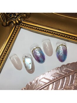 グリッター(GLITTER)/夏ネイル