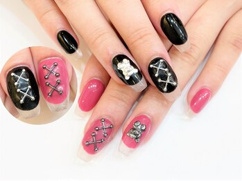 ネイルコレクション ピンク(Nail Collection Pink)/長出しジェル放題♪クマ・闇かわ