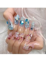 ヒスイ(Hisui)/キラキラネイル/推しネイル