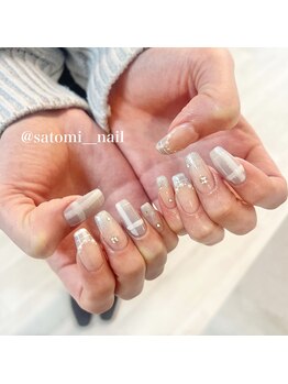 エムネイル ブランチ(Mネイル branch)/satomi担当:チェック柄ネイル