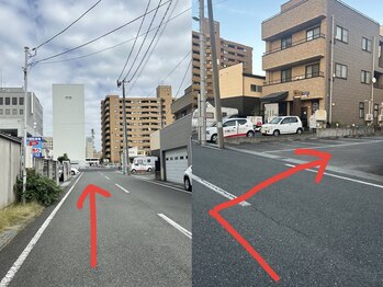 エステサロン ブレス 山形店(BLESS)/駐車場へのアクセス♪