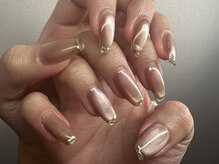 ジュイール ネイル 千葉店(Jouir nail)/マグネットに先端アクセント