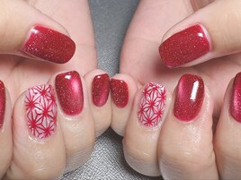 切子風ネイル