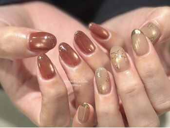 アメリアンドカシェット(Amelie&Cachette)/ニュアンスネイル:aoi