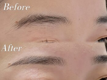 アイブロウドット 新越谷店(iBROW.)/美眉スタイリング before→after