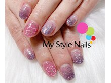 マイ スタイル ネイルズ(My Style Nails)/ラメグラデーションジェル