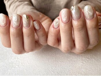 アイネイルズ 梅田店(I nails)/もやもやニュアンス