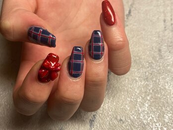 ネイルサロン フィフスアベニュー(Fifth Avenue)/チェックリボン