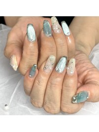 マグネットネイルデザイン