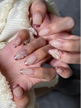 シャルノア バイ マイア(charnoa by maiA)の写真/【府内/何度でも同価格】ワンカラー￥5500/アートやり放題￥7900◆長さ出しの新技術も導入★