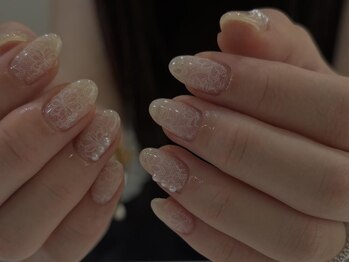 アイネイルズ 渋谷店(I nails)/【Karin.m】レースパール