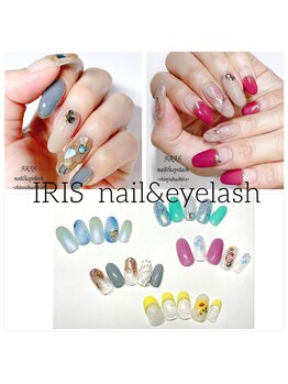 アイリス ネイルアンドアイラッシュ(IRIS nail&eyelash)の写真/【種類豊富なデザインで自分好みのデザインが叶う♪迷ったらお気軽にご相談下さい☆】