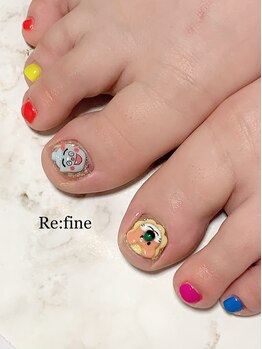 リファイン(Re:fine)/フット☆事前オーダー3Dパーツ