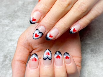 マノアネイル アシヤ(MANOA NAIL ASHIYA)/【パラジェル】ハートペイント