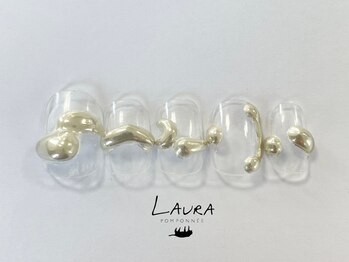 ローラポンポニー(Laura pomponnee)/metallic パラジェル/フィルイン