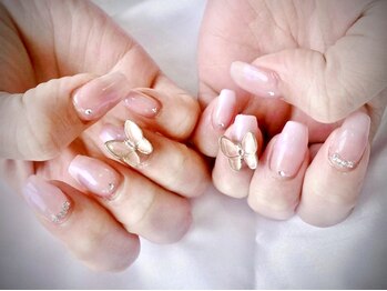 ルビーネイル 太閤通駅店(RUBY NAIL)/フリーデザイン スカルプ