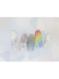傘と虹
