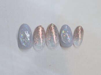 ルクール(Le Coeur)/オーロラバブルネイル