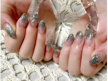 ネイルサロン K/ラメグラデーション