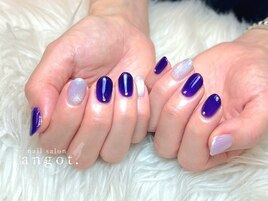 パープルストーンネイル