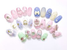 ネイルコレクション ピンク(Nail Collection Pink)/ジェル定額￥9990☆原宿：夢かわ