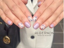 アルジャーノン リトリート(ALGERNON retreat)/押し花ネイル♪